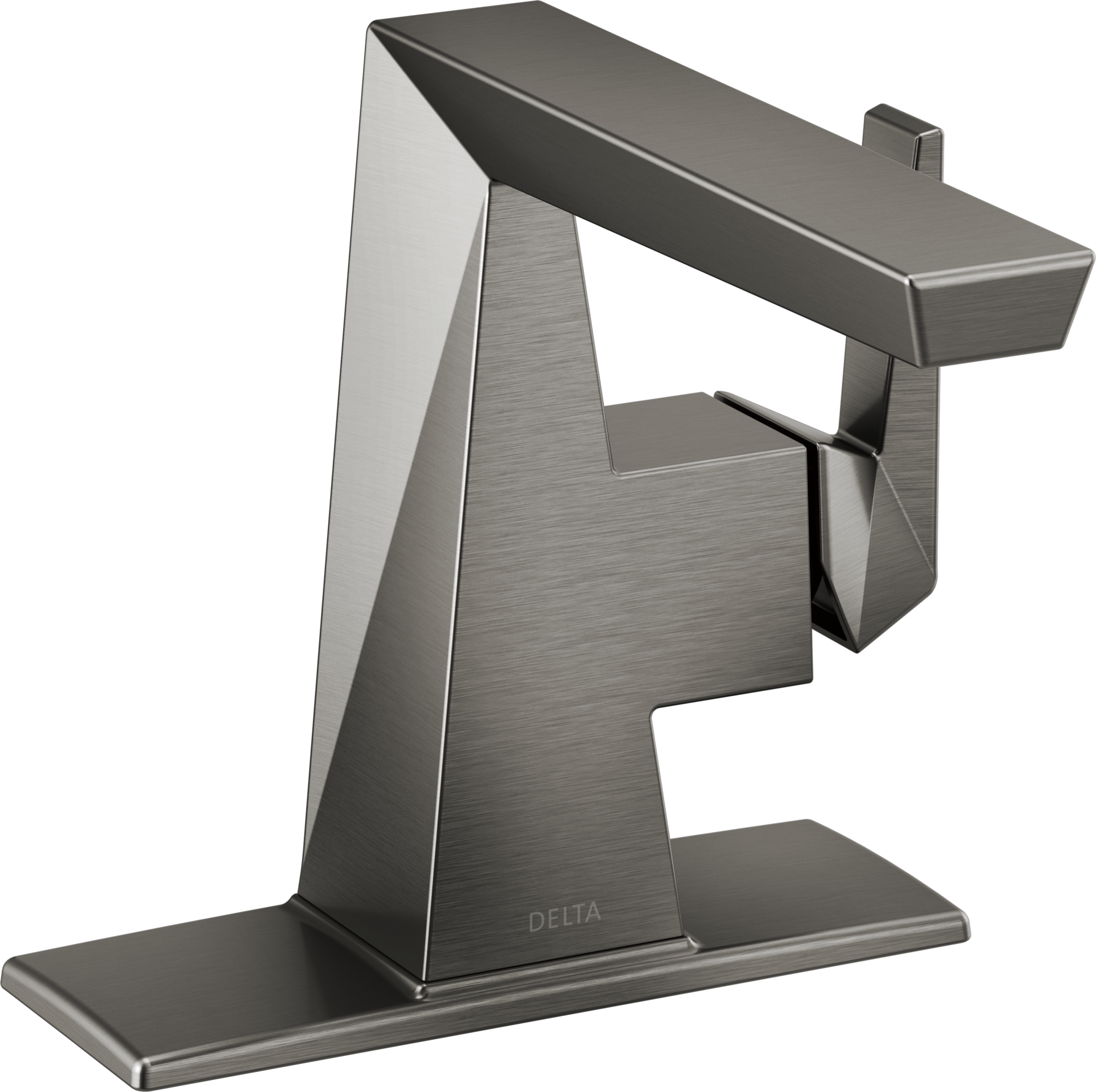 543-KSLPU-DST Смеситель для ванной с одной ручкой Delta Faucet Trillian Черный нержавеющий  - Вид №1
