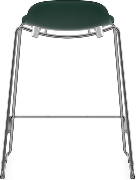 603234 Барный стул 65 см Stacking Chrome Green Normann Copenhagen Form - Вид №3