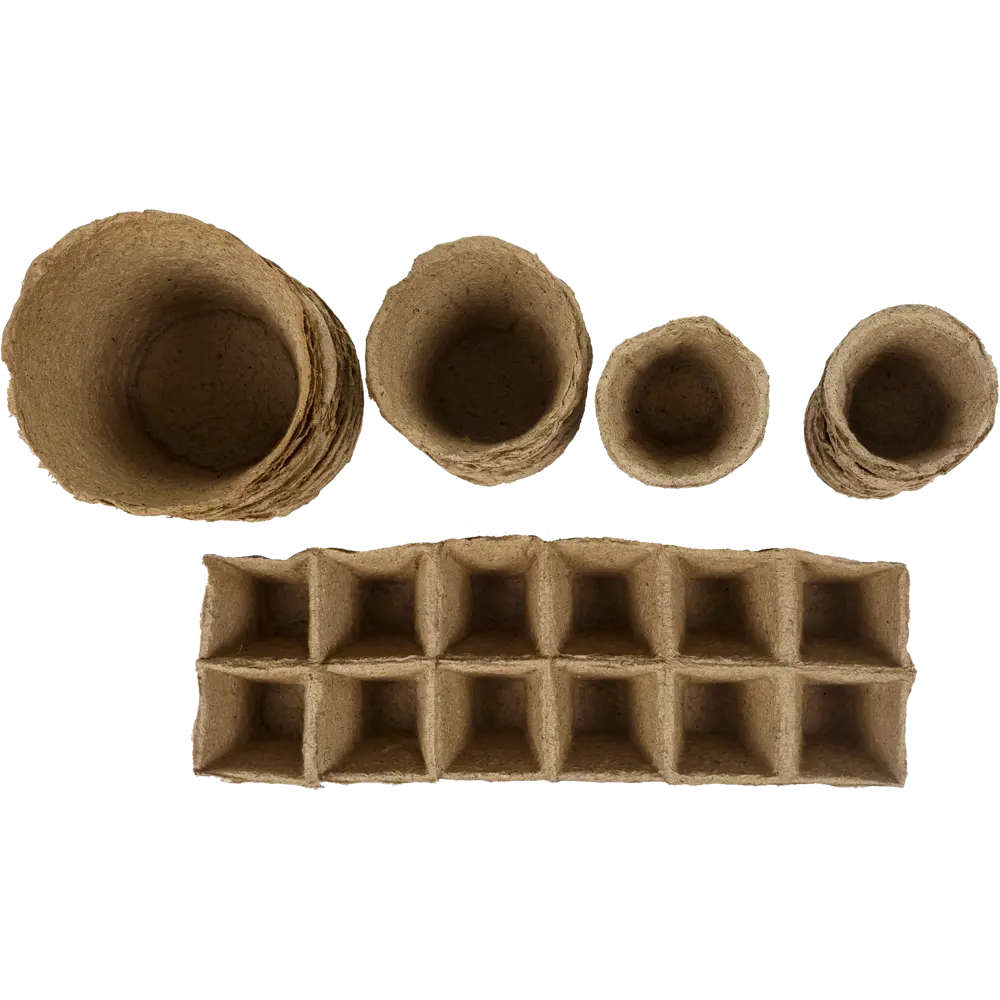 Набор торфяных горшков Большой урожай, 60 шт ГАЗОНCITY STLM-2132812 - Вид №2