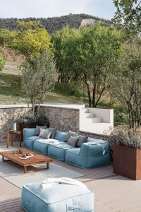 Тканевое садовое кресло