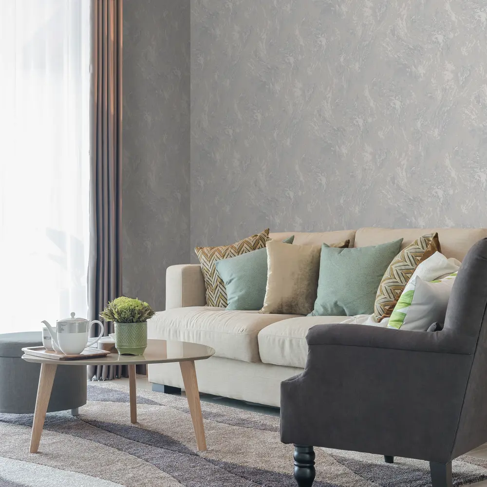 Обои флизелиновые Ateliero Cosmopolitan темно-серые 1.06 м At98617 STLM-2063069 - Вид №4