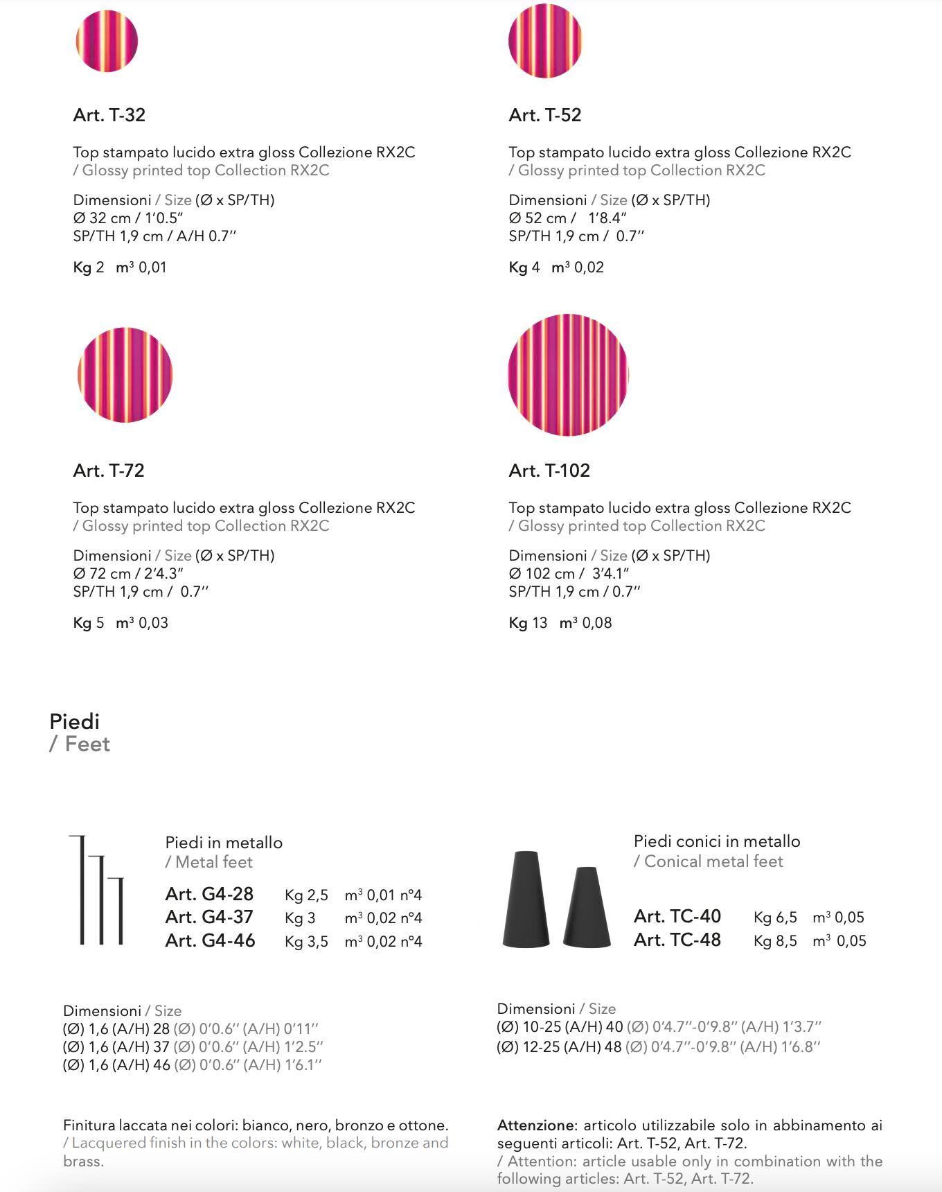 Круглый металлический журнальный столик MOMENTI Home &amp ARCH-00038212 - Вид №13