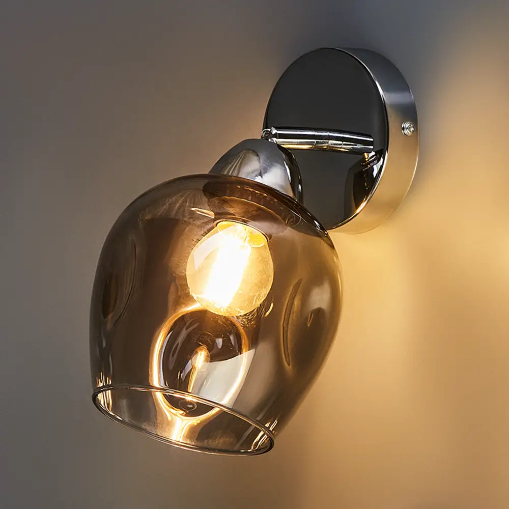 Santreyd Nave — настенный светильник с хромированным плафоном 87460875 STLM-0073926