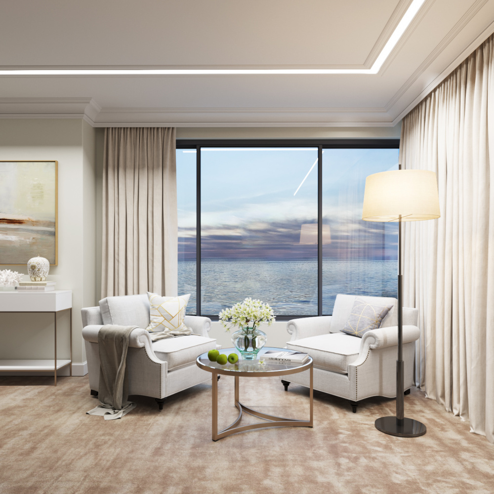 SN 320 Встраиваемый профильный гипсовый светильник Stellanova SABER 60  - Вид №2