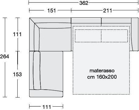 CTS SALOTTI Модульный тканевый диван Space sun-id-1385469 - Вид №10