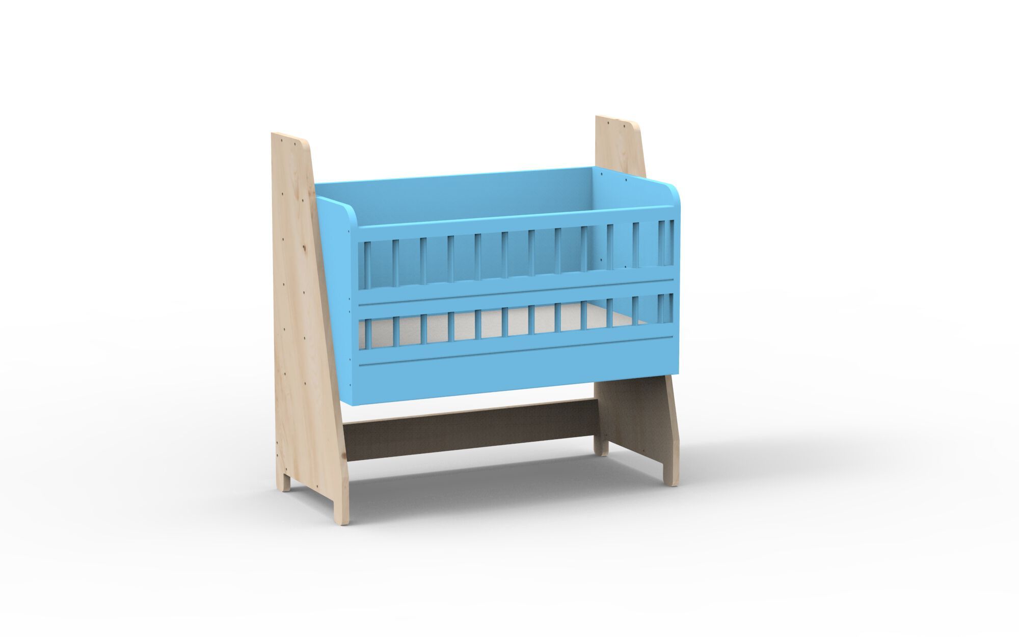 Лакированная деревянная кровать для сна Mathy by Bols ASYMETRY ARCH-00052185 - Вид №25