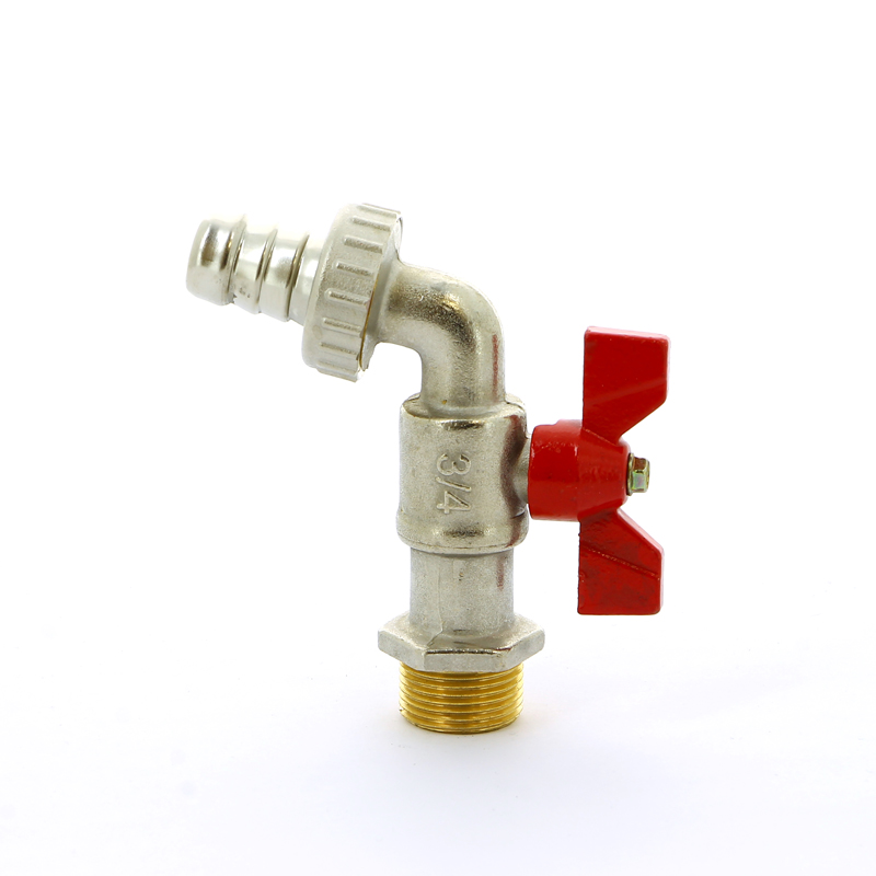 Кран шаровой Н-штуцер садовый GARDEN бабочка F.I.V. 3/8" FIV 08003039