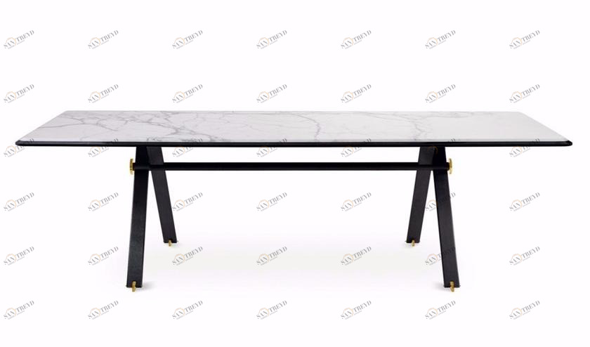 Gallotti&Radice Прямоугольный мраморный стол sun-id-1416142
