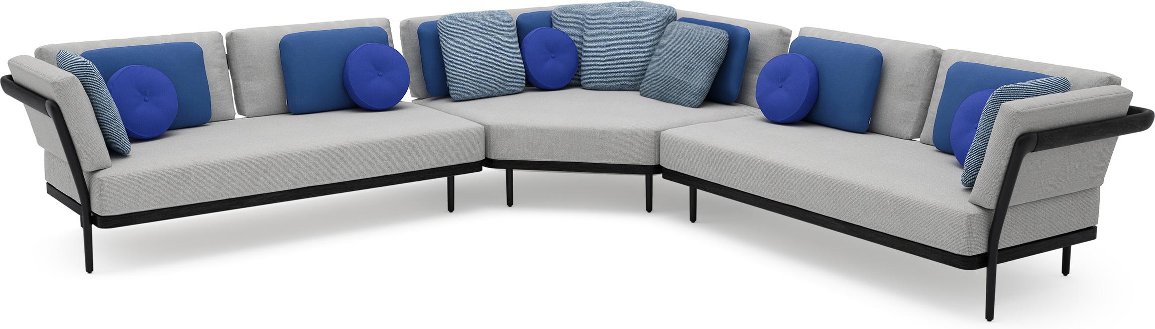 Concept 9 teak nero черный Manutti Flex MNST546 - Вид №1