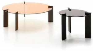 Ditre Italia Круглый стеклянный журнальный столик