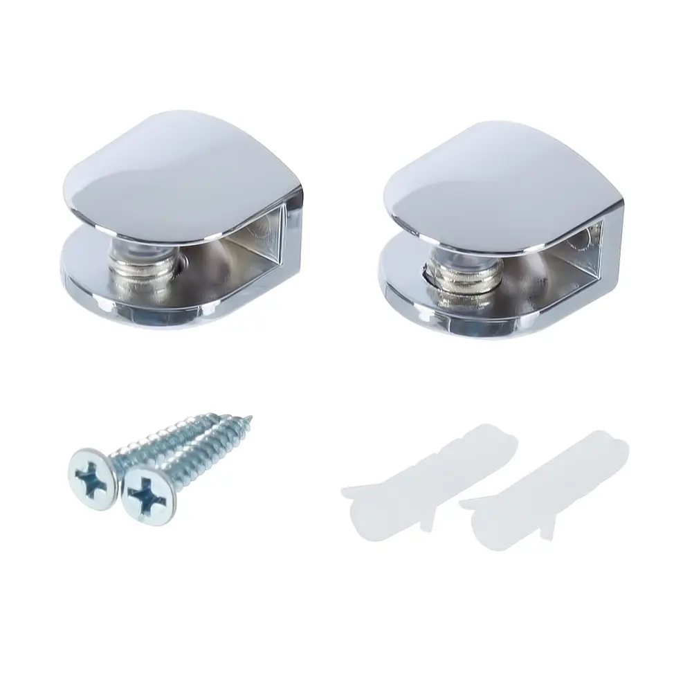 Настенные держатели для стеклянных полок OMEGA GLASS NNP1 хром 14838322 STLM-0005146