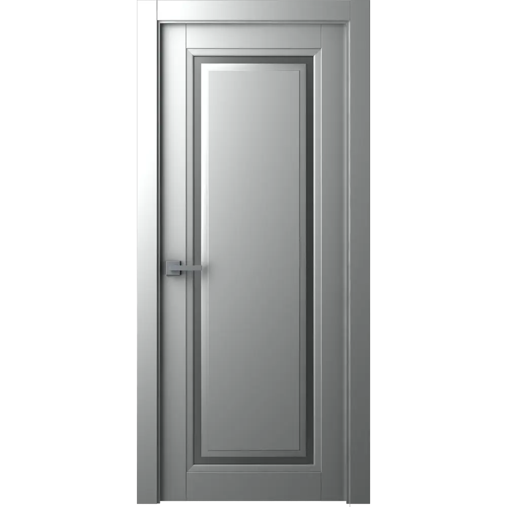 Дверь межкомнатная глухая Аурум 1 эмаль серый 2200x700 мм BELWOODDOORS STLM-2164415