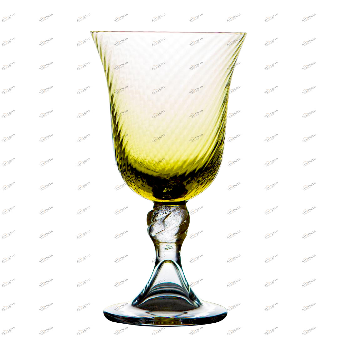 2707 ORIGINALMURANOGLASS Бокал цвета фюме - чаша Грааль - Original Murano Glass OMG  см 