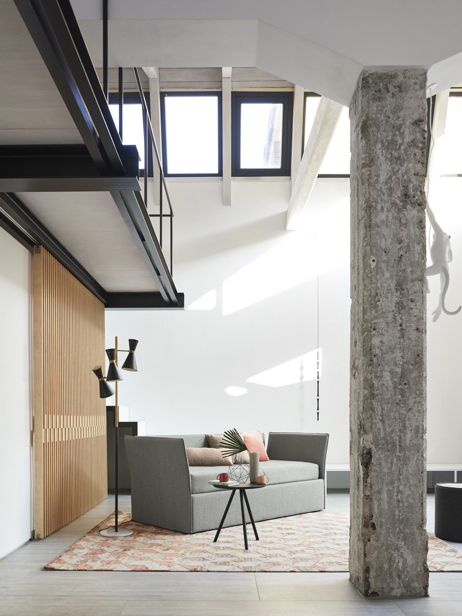 Одноместный диван-кровать из ткани Bolzan Fly ARCH-00118305 - Вид №1