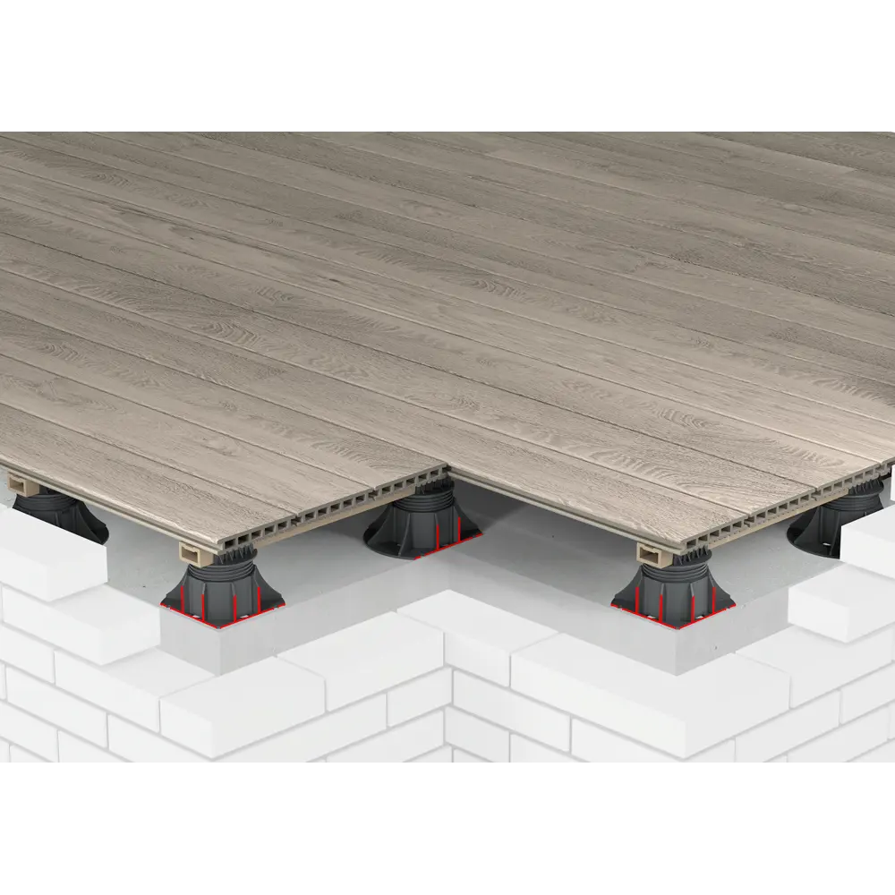 Опора для террасной доски T-Decks Expert 68-98 мм цвет черный STLM-2209739 - Вид №7