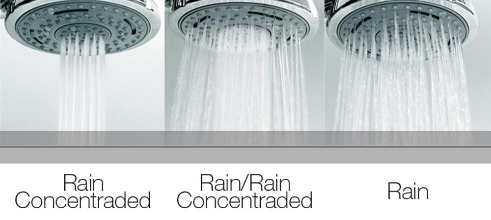 B00151 Душевая лейка DUETTO-RAIN Ø 93 mm BOSSINI  - Вид №3