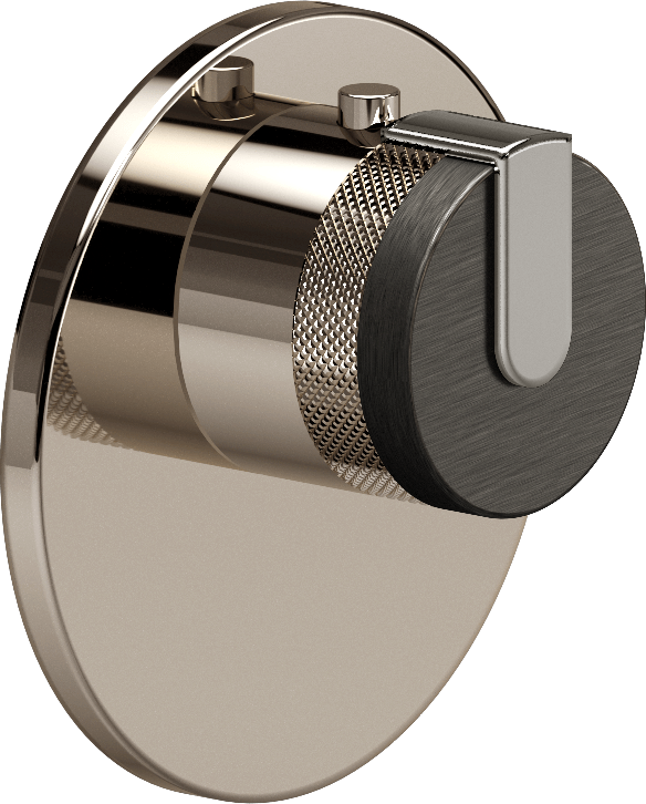 E-8027-R1BOXE-L1PC-PN-T Термостатический переключатель 3/4-Внешняя часть GRAFF MOD+