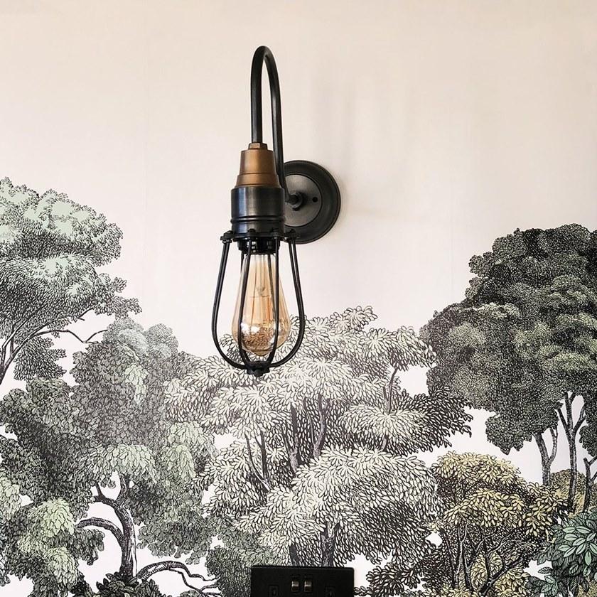 Industville Настенный светильник из латуни с фиксированным кронштейном  Sn-wcwl4-b  - Вид №3