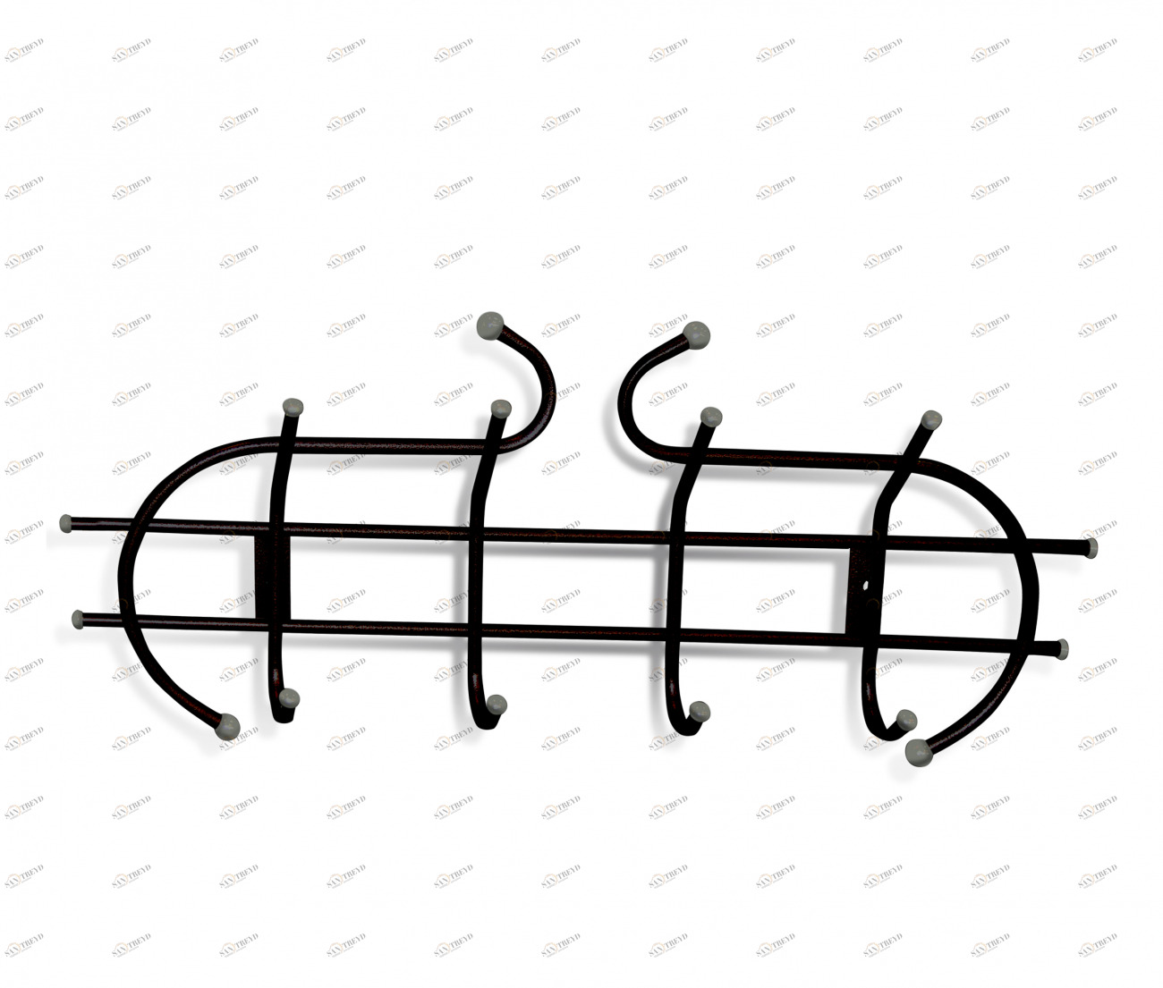 Вешалка Uyut чёрно-серая SHEFFILTON ДИЗАЙНЕРСКИЕ 015510 Чёрный;серый 