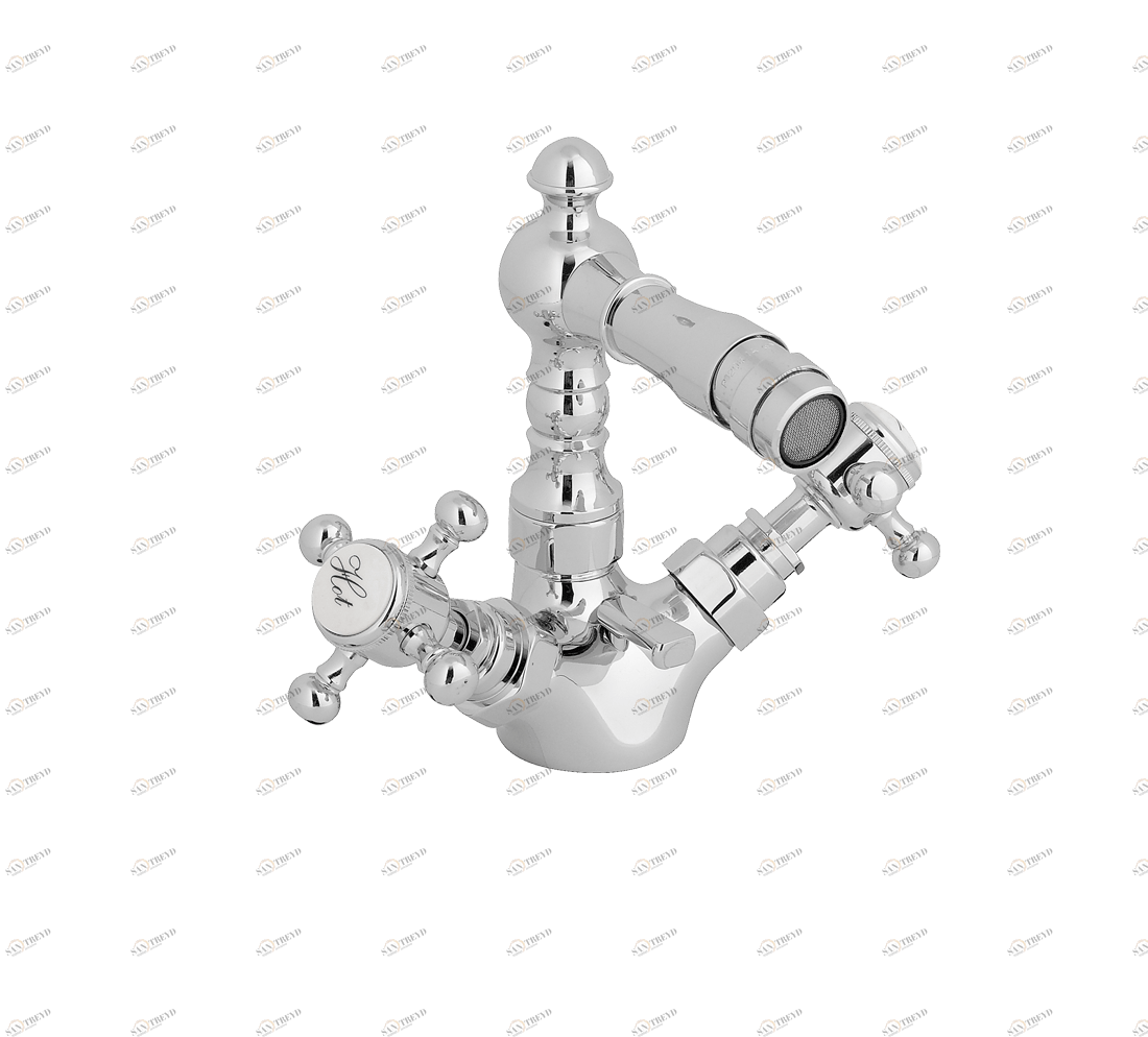 Gentry Home Центр смесителя для раковины до центра два отверстия под смеситель мм Antique Хром GH102485