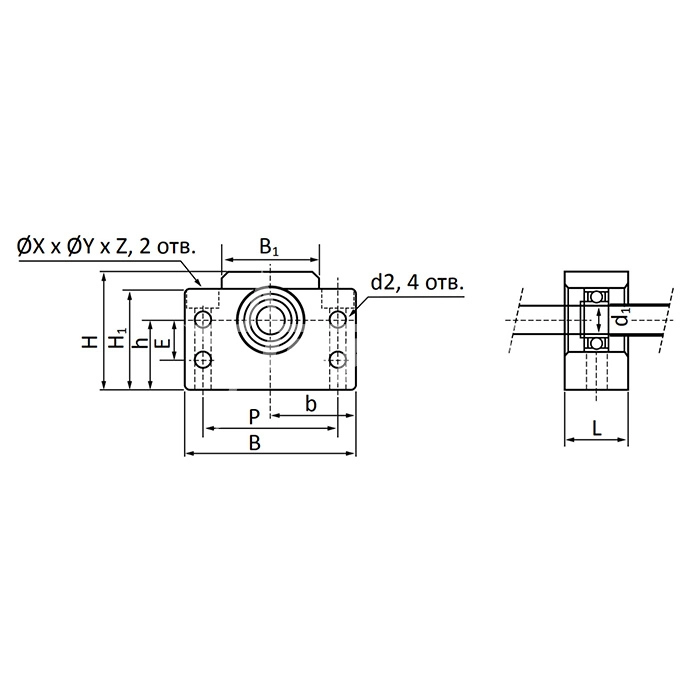 IS367 Опора ШВП BF30 ISKRA  - Вид №1