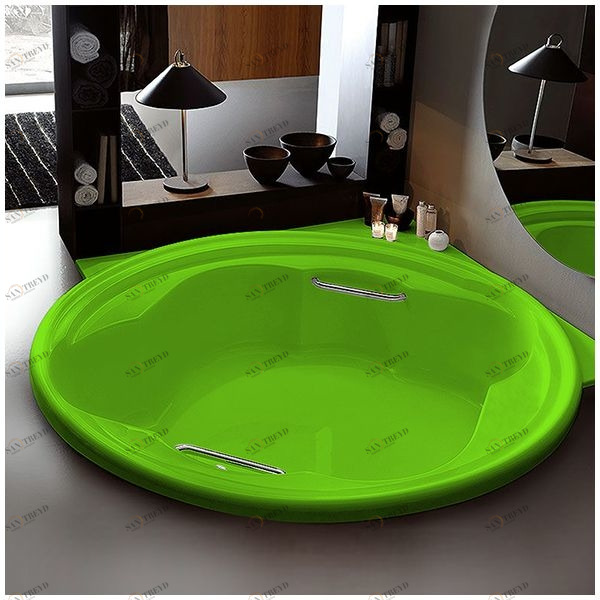Ванна Gruppo treesse Ninfa V6591-S салатовая круглая большая VTLV6591S