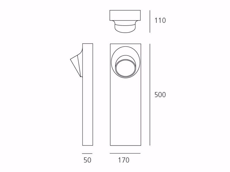 Литой алюминиевый светодиодный светильник Artemide Циклоп ARCH-00034815 - Вид №8