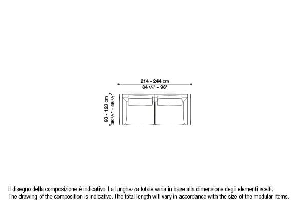Угловой диван из ткани B&B Italia Ричард ARCH-00040927 - Вид №86
