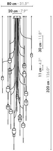 Люстра из фарфора Fleur de kaolin Santreyd sun-id-1458125 - Вид №5