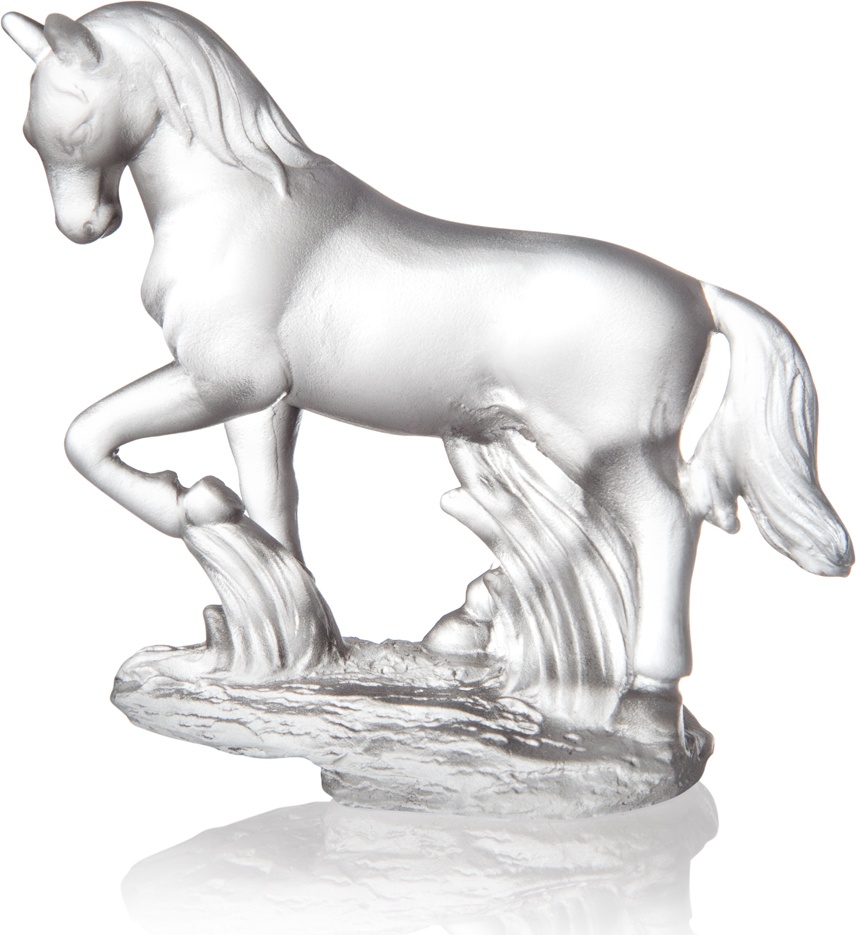 10557329 Cristal de Paris Фигурка Cristal de Paris "Лошадка" 5,5см (сатин) Хрусталь 