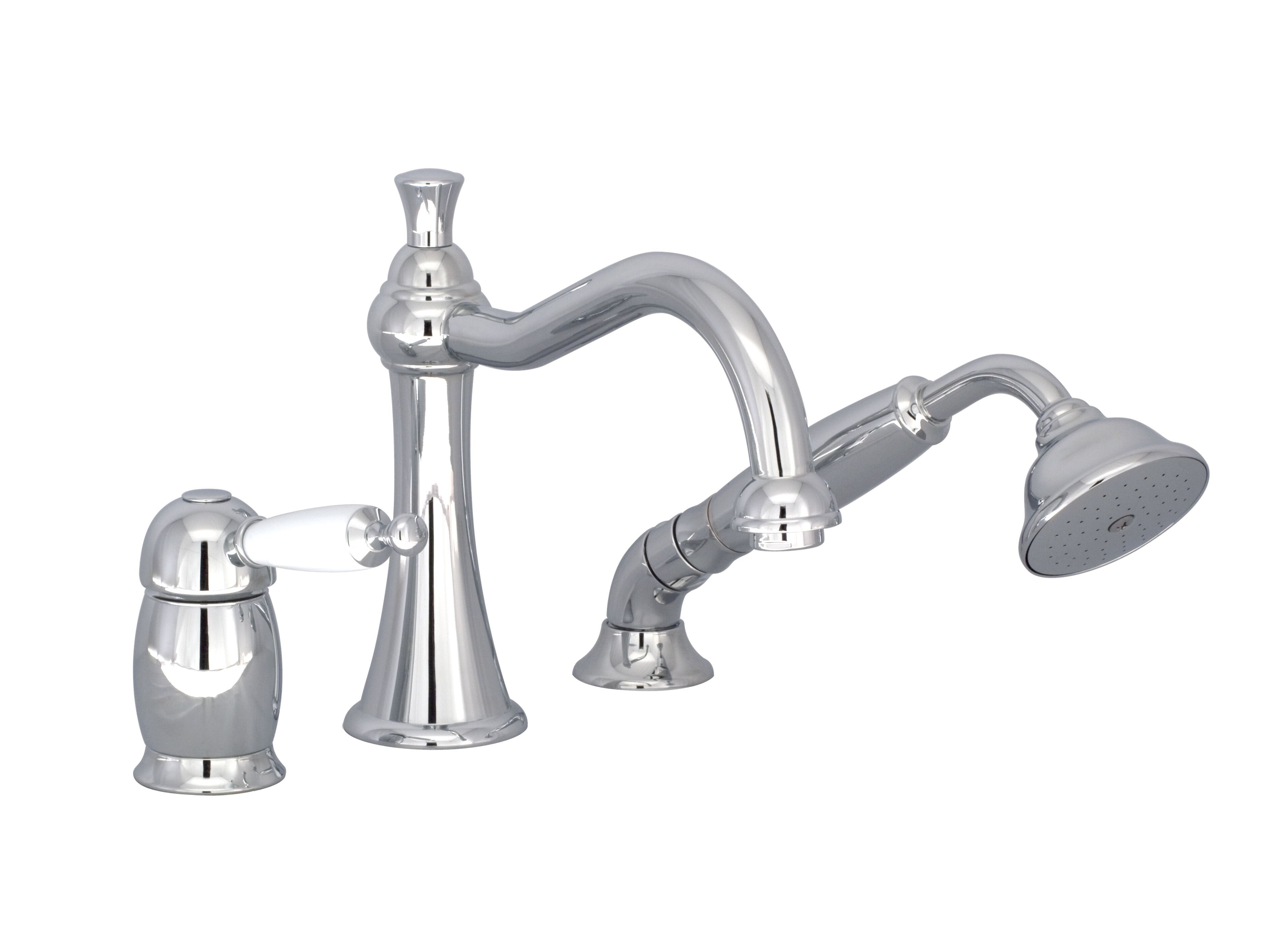 Смеситель для ванны с 3 отверстиями и ручным душем BARIL Victoire B74 ARCH-00031127 - Вид №1