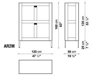 Maxalto Буфет из массива дерева с распашными дверцами Eracle sun-id-1365045 - Вид №4