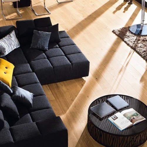 Паркетная доска Haro 4000 Series Top connect Маркант масло воск 2v фаска Дуб Рустик с брашью (Текстурированная) 2200х180 мм 523816 - Вид №1