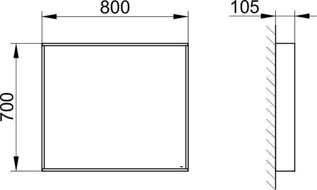 07895172000 Зеркало хрустальное KEUCO Lichtspiegel - Вид №5