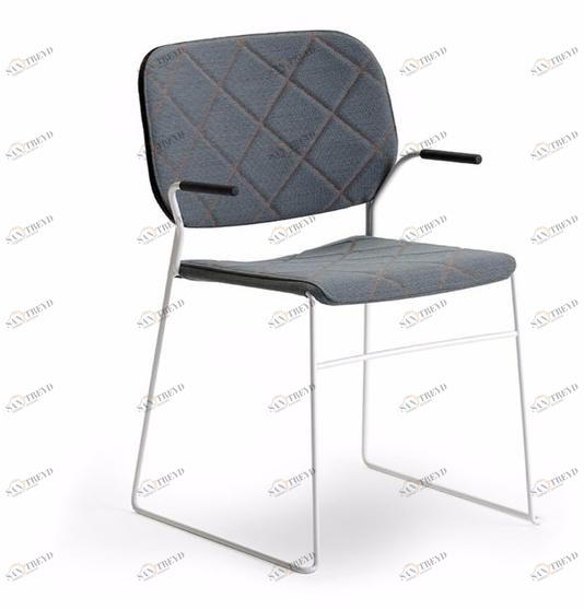 Offecct Стул с обивкой из ткани с подлокотниками Lite sun-id-1437017