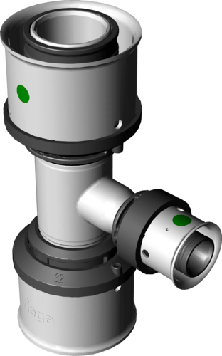 732 813 Модель 6718 Трубопроводные системы  Viega Smartpress  Тройники Santreyd  - Вид №2