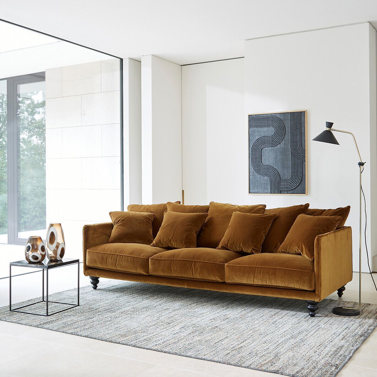 Квадратный мраморный журнальный столик AMPM махаут ARCH-00147524 - Вид №2