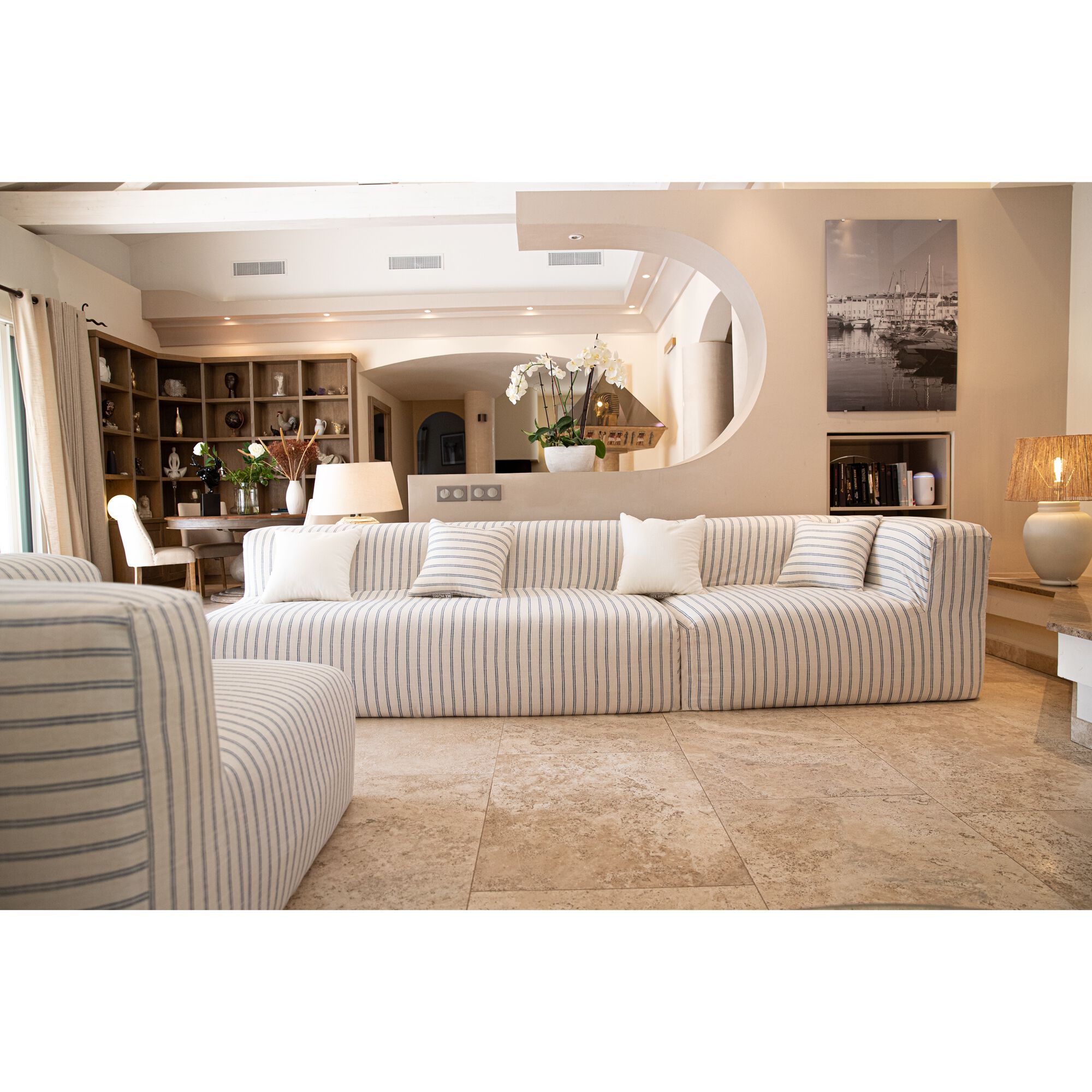 4-местный съемный льняной диван MX HOME CI-R5P / CI-L5P ARCH-00001930 - Вид №5