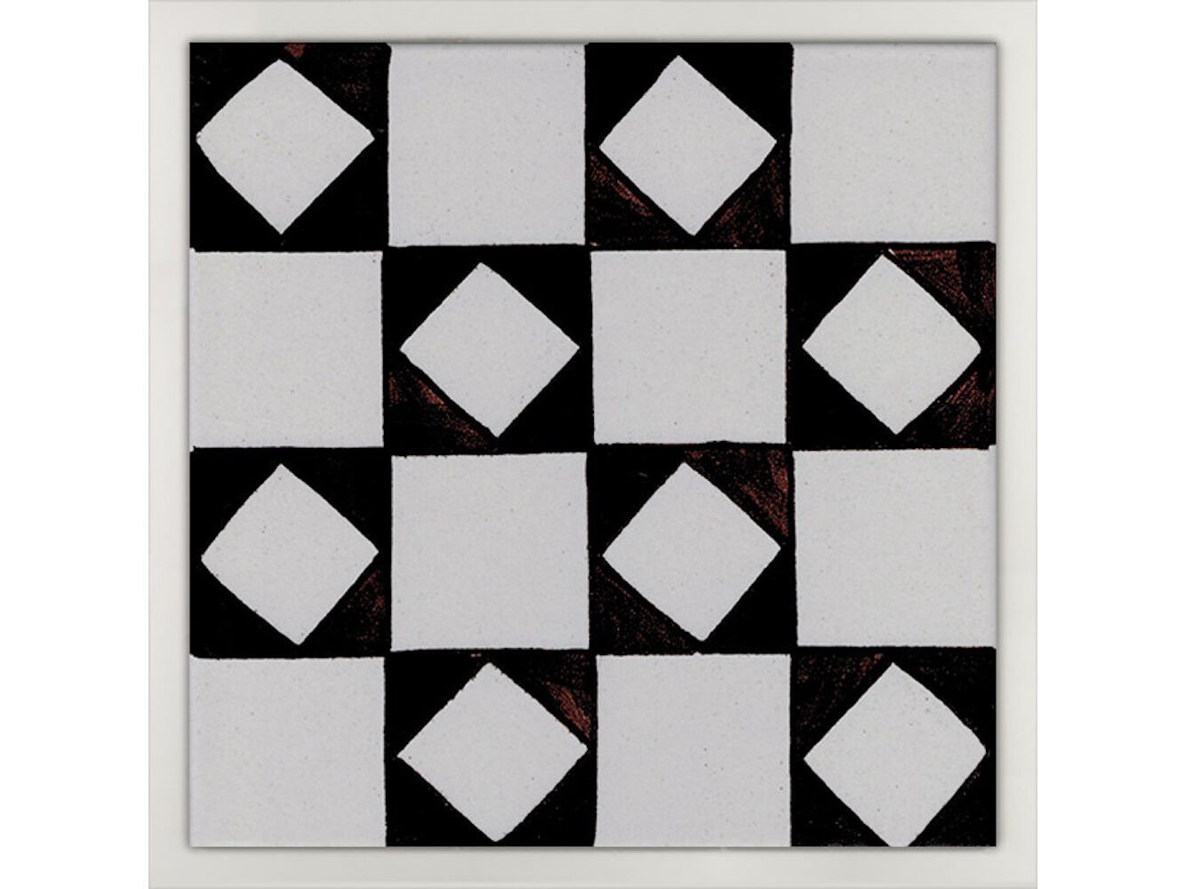 Пол / покрытие ручной работы La Riggiola черный и белый ARCH-00052486