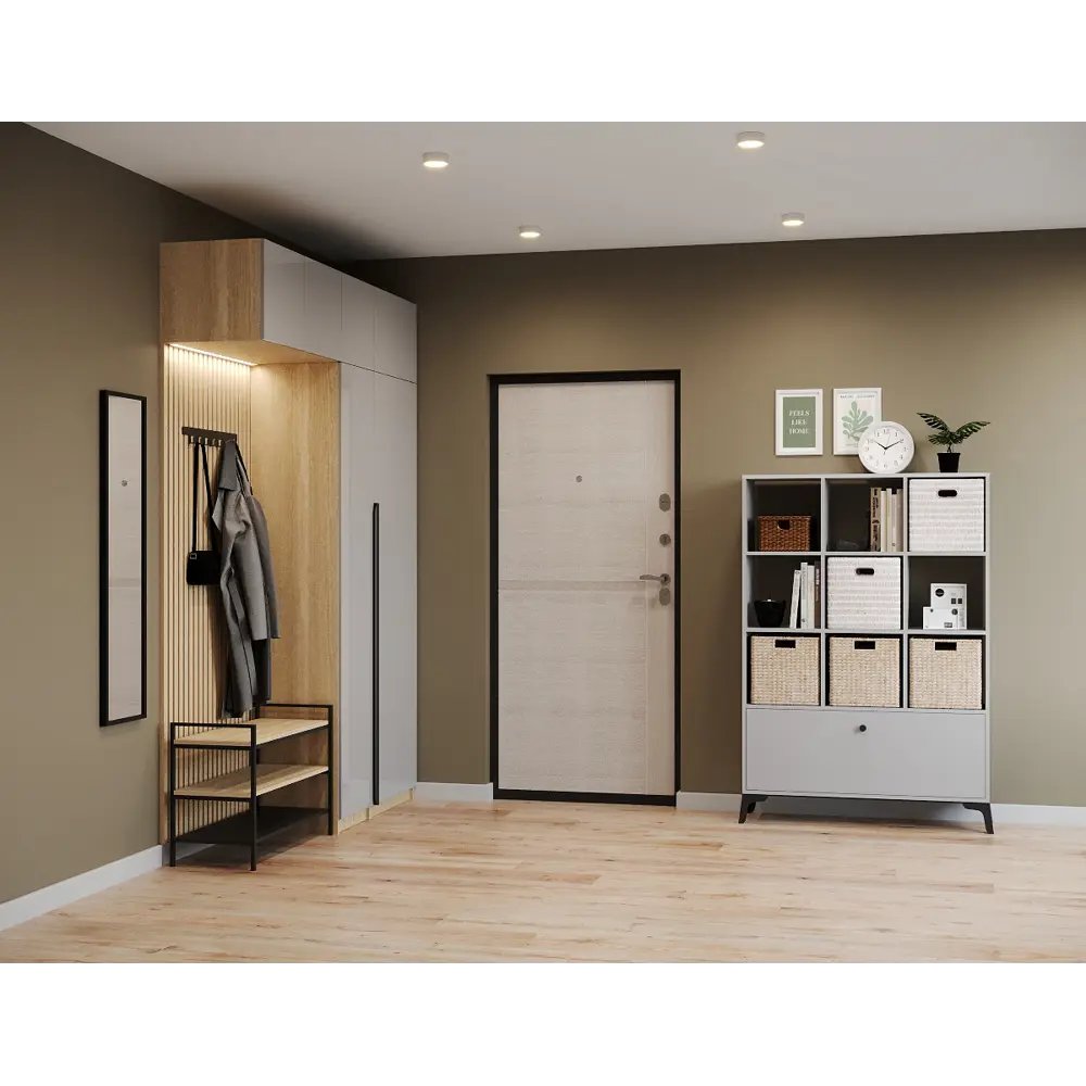 Santreyd Дверь для шкафа Лион Аша в графитовом сером цвете 84231687 STLM-0047290 - Вид №5