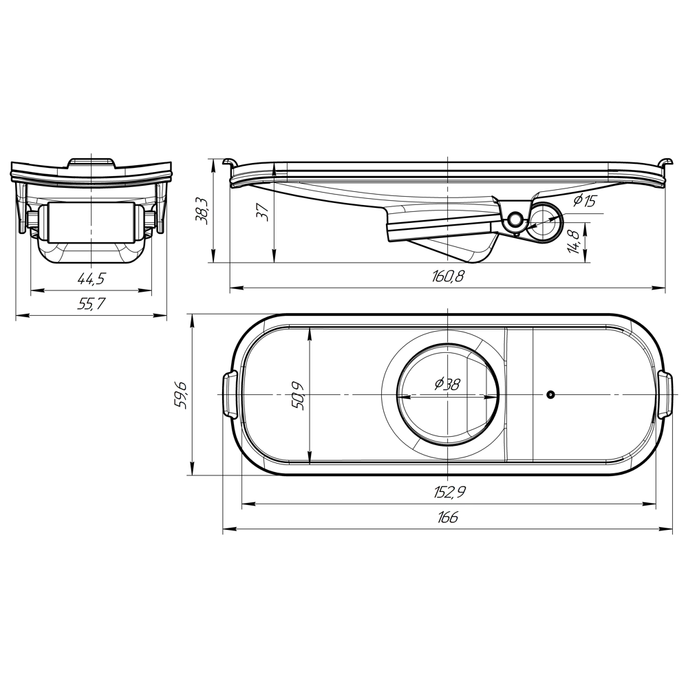 Сухой затвор для линейных трапов АНИ Пласт с защитой от запахов 82332419 STLM-0024740 - Вид №2