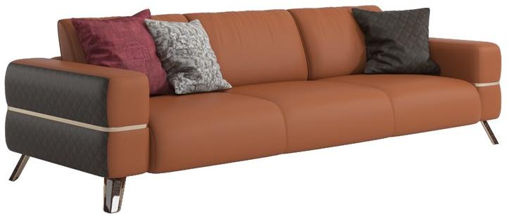 Reiggi 3-х местный кожаный диван Mars R84s3 - Вид №1