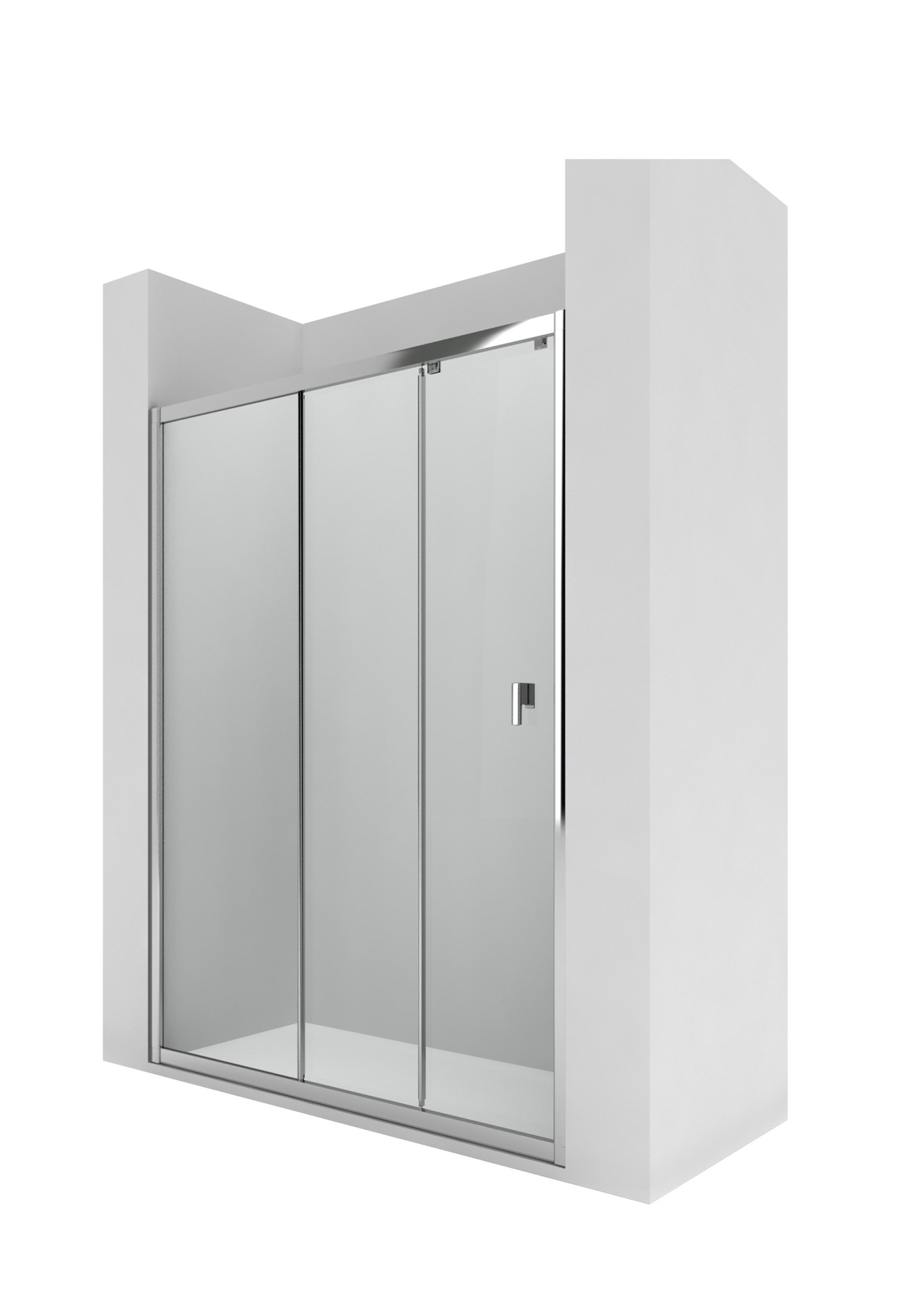 AM236......... L3-E - Душевая панель с 2 раздвижными створками + 1 неподвижная ROCA Easy