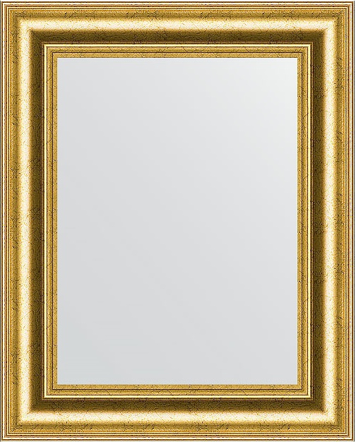 BY 1353 Зеркало в багетной раме - состаренное золото 67 mm EVOFORM Definite