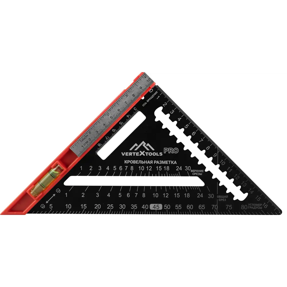 Многофункциональный угольник Vertextools 3046-1 180 мм 7в1 89394238 STLM-1504554