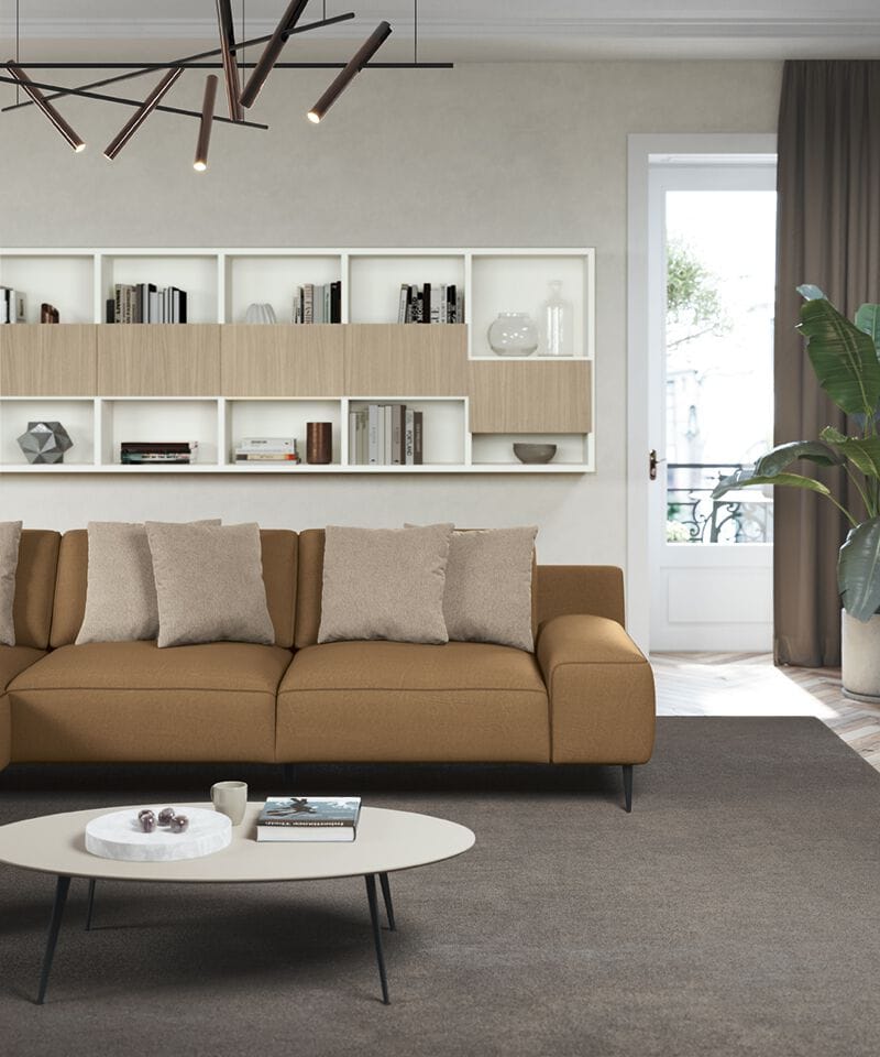 Модульный тканевый диван Febal Casa подпись ARCH-00056236 - Вид №10