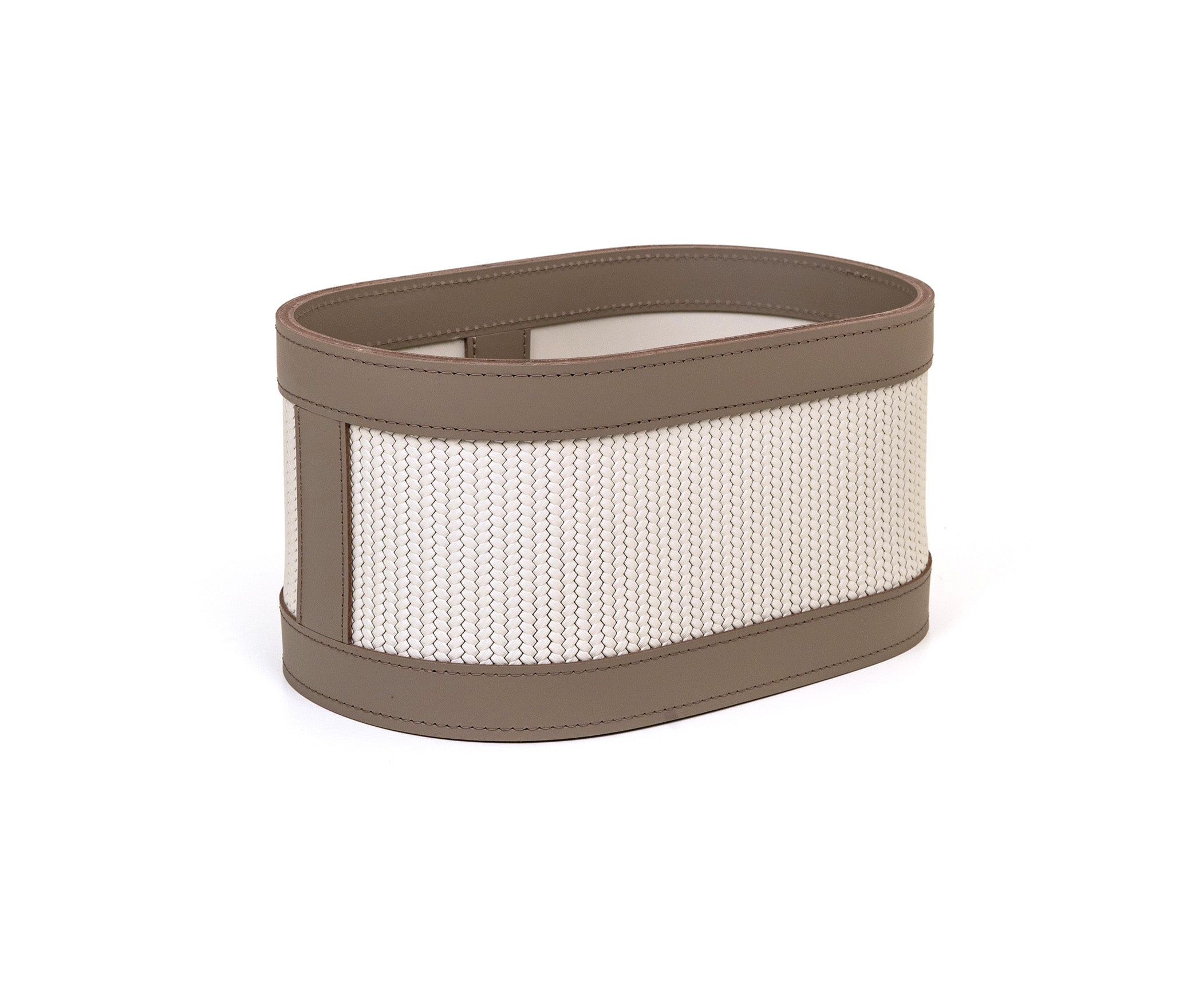 Roda Держатель для мочалки - 25X15XH12 см/Кремовый/тканая кожа_coffee Pinetti 00.1650.B84.1527