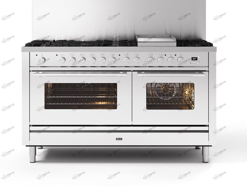 Ilve Отдельностоящая стальная кухня Professional plus P15w Santreyd 