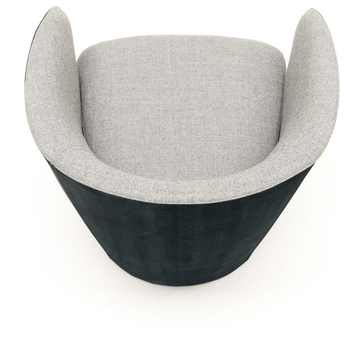 MisuraEmme Мягкое кожаное кресло с подлокотниками Atelier sun-id-1427184 - Вид №3