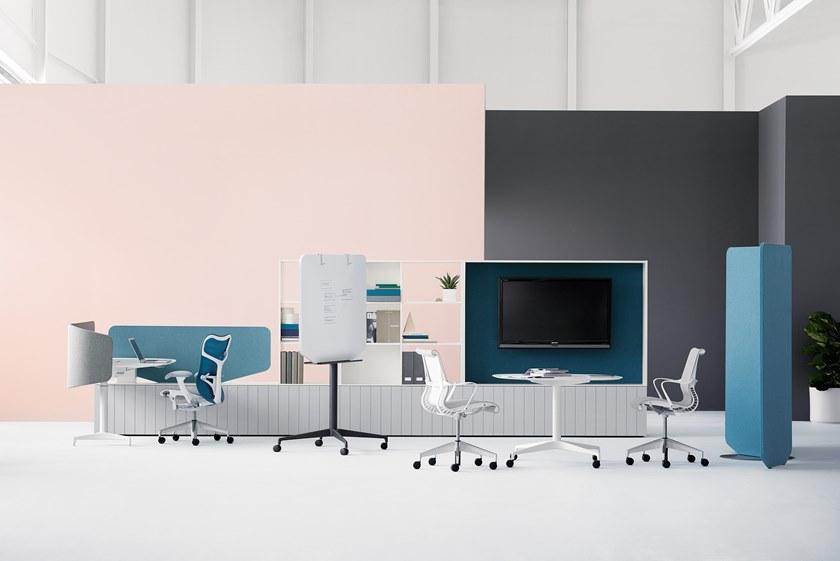 Herman Miller Эргономичное вращающееся офисное кресло из ткани бабочки Mirra 2 sun-id-1478862 - Вид №6